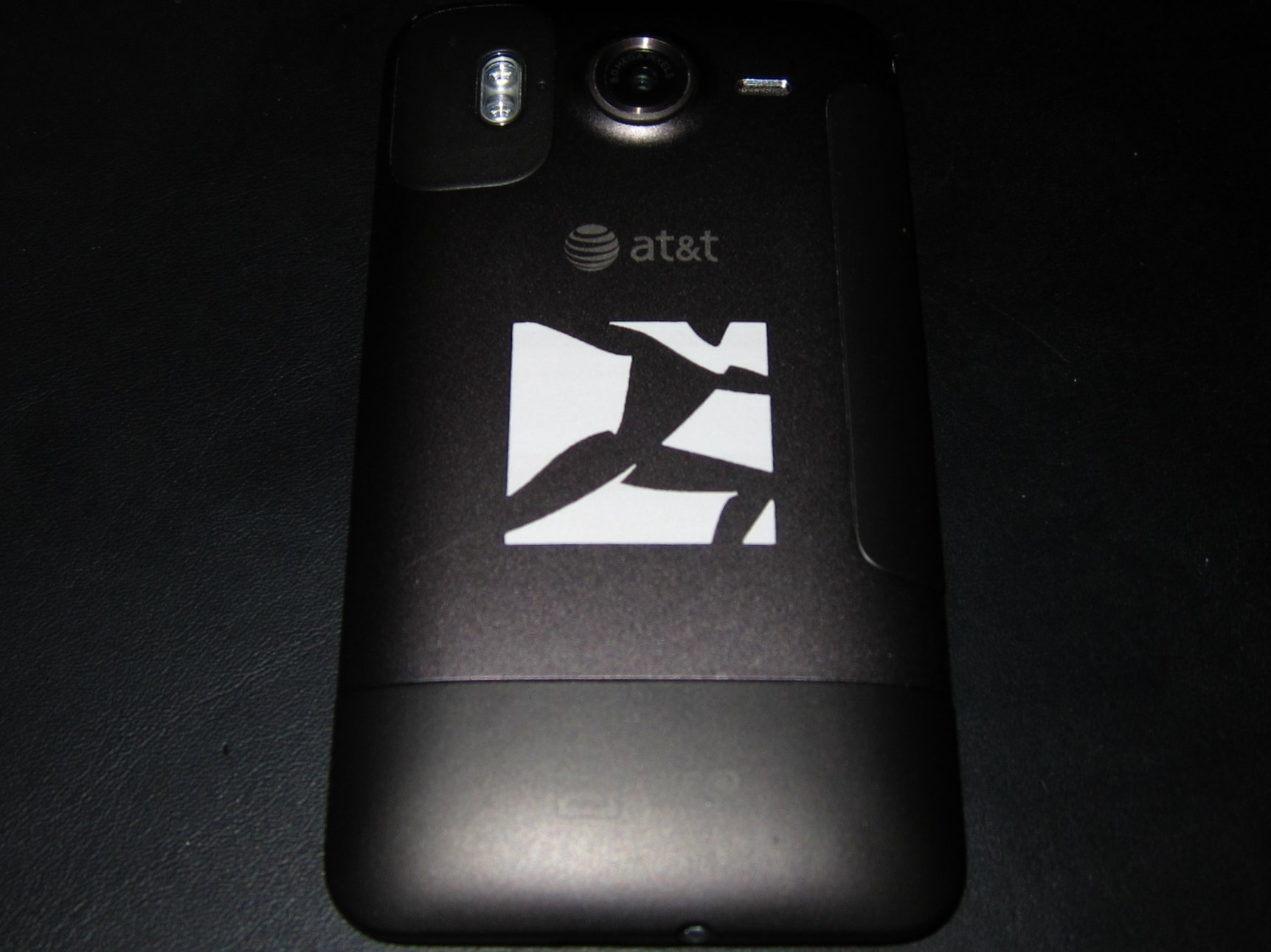 Boston Dynamics Logo on the back of HTC Phone