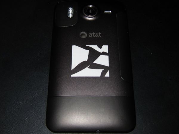 Boston Dynamics Logo on the back of HTC Phone
